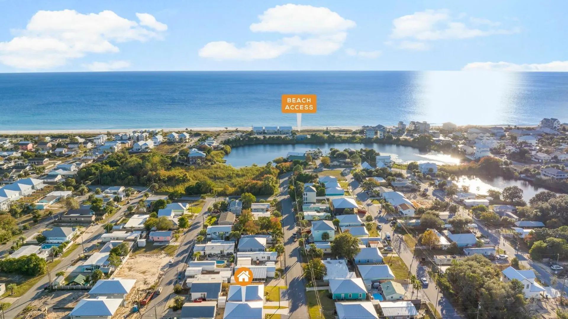 Laguna Peach: 3Ba 2Ba Retreat For 10! Explore Nearby Beaches & Activities Panama City Beach Semesterbostad