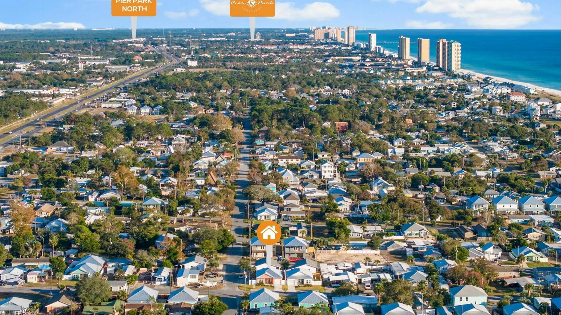 Semesterbostad Laguna Peach: 3Ba 2Ba Retreat For 10! Explore Nearby Beaches & Activities Panama City Beach